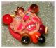 Rare Mechanical Moving Propeller Hat Clown Bakelite Juggling Balls Studio Button Buttons photo 1