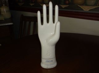 Vintage Pro - M General Porcelain Hand Glove Mold Trenton Nj 8 1988 photo