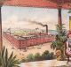 Factory View Chase Organ Co Norwalk Ohio 1800 ' S Victorian Advertising Trade Card Keyboard photo 5