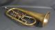 Antique Brass Musical Instrument Josef Lidl Brno F Rotary Trumpet 3 Valves Horn Brass photo 1