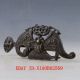 Old Handwork China Bronze Usable Bat Shaped Lock And Key Xz023 Other Antique Chinese Statues photo 1