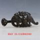 Old Handwork China Bronze Usable Bat Shaped Lock And Key Xz023 Other Antique Chinese Statues photo 5