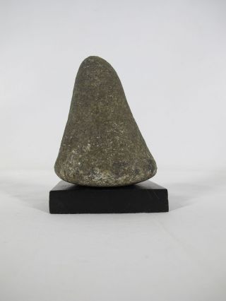 Ancient Native American Artifact Stone Flared Bell Pestle Grinding Stone Nr Yqz photo