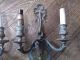 Antique Diecast Metal Bow And Ribbon Wall Sconce Light Fixture - Restore Chandeliers, Fixtures, Sconces photo 1