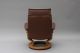 Ekornes Stressless Recliner Leather Lounge Chair - Norway Danish Modern Eames Post-1950 photo 7