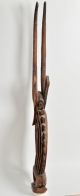 African Bambara Bamana Headdress Chiwara Antelope Carved Wood Mali Tribal Art Sculptures & Statues photo 3