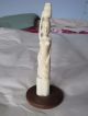 Antique Carved Bovine Bone African Fertility Statue Woman Figure Chinese Virgo Other African Antiques photo 1