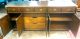 Vintage Drexel Accolade Wood & Brass Campaign Style Credenza Sideboard Cabinet 1900-1950 photo 2