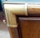 Vintage Drexel Accolade Wood & Brass Campaign Style Credenza Sideboard Cabinet 1900-1950 photo 4
