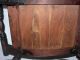 Antique Primitive Footstool Turned Wood And Leather Seat Bench Foot Stool Unknown photo 8