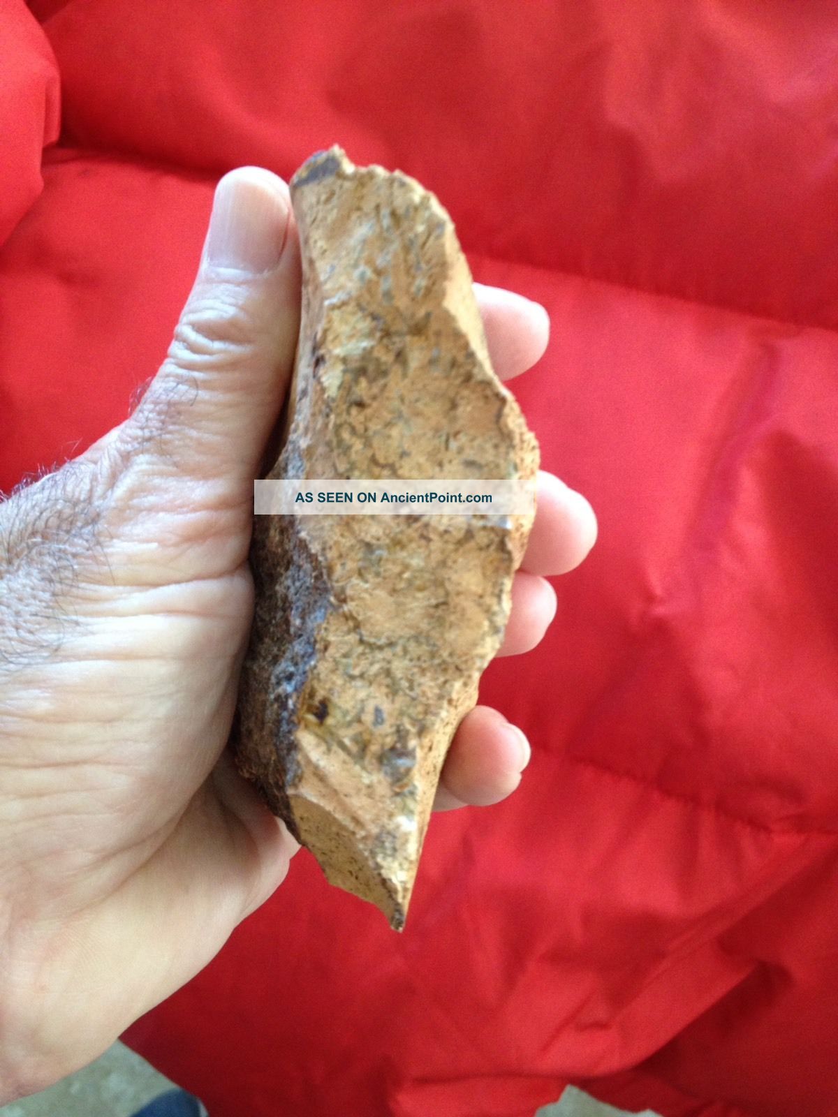 Vintage Mojave Desert California Artifact Paleolithic Handaxe Chopper Stone Tool Neolithic & Paleolithic photo