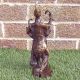 Vintage West African Bronze / Metal Drummer Other African Antiques photo 6