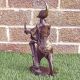 Vintage West African Bronze / Metal Drummer Other African Antiques photo 7