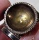 Antique Sterling Silver Onyx Stone Snuff Bottle Perfume Scent Bottle Opium Flask Perfume Bottles photo 4