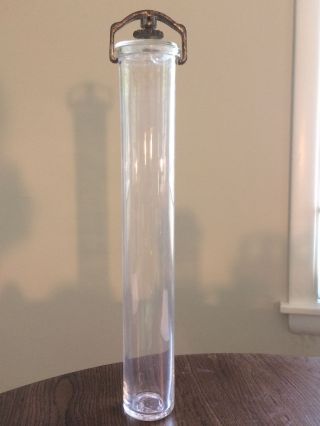 Rare Tall 1890 ' S Whitall Tatum & Co.  Hand Blown Glass Specimen Jar photo