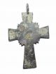 Lovely Medieval Bronze Cross Pendant W/ Crucified Jesus - Wearable Artifact St40 Roman photo 2