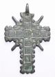 Late Medieval Bronze Enameled Radiate Cross Pendant - Wearable Artifact - St13 Roman photo 1