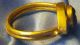 Ancient Roman Pure Solid Gold Intaglio Ring Very Rare Roman photo 3