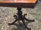 Antique Mahogany Duncan Phfife Style Game Table Console Table Carved 1900-1950 photo 4