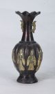 Chinese Bronze Gilt Hand Carved Eight Immortals Vase W Qing Dynasty Mark Ht036 Vases photo 4