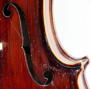 Antique Violin By Eduard Reichart,  Maggini Model, photo