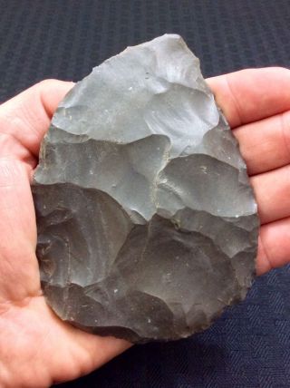 Guaranteed Auth Crib Mound Hornstone Flint Cache Blade Tear Drop Stone Lithic photo