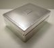 Art Deco Solid Sterling Silver Cigarette Trinket Case/box William/richard Comyns Cigarette & Vesta Cases photo 1