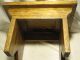 Rustic Oak Foot Stool Plant /display Stand 8 R Primitives photo 1