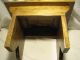 Rustic Oak Foot Stool Plant /display Stand 8 R Primitives photo 2