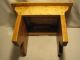 Rustic /primitive Cherry Foot Stool Plant /display Stand Primitives photo 3