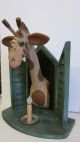 Vintage Folk Art Wooden Giraffe Lamp.  By Millwood Toy.  Barry Grosscup.  Usa Primitives photo 3