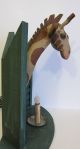 Vintage Folk Art Wooden Giraffe Lamp.  By Millwood Toy.  Barry Grosscup.  Usa Primitives photo 5