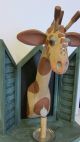 Vintage Folk Art Wooden Giraffe Lamp.  By Millwood Toy.  Barry Grosscup.  Usa Primitives photo 6