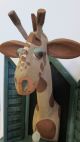 Vintage Folk Art Wooden Giraffe Lamp.  By Millwood Toy.  Barry Grosscup.  Usa Primitives photo 7