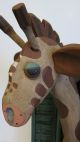 Vintage Folk Art Wooden Giraffe Lamp.  By Millwood Toy.  Barry Grosscup.  Usa Primitives photo 8