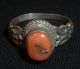Byzantine Ancient Artifact - Silver Ring With Stone Gem Circa 1200 - 1400 Ad - 3529 Other Antiquities photo 1