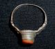Byzantine Ancient Artifact - Silver Ring With Stone Gem Circa 1200 - 1400 Ad - 3529 Other Antiquities photo 4