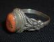 Byzantine Ancient Artifact - Silver Ring With Stone Gem Circa 1200 - 1400 Ad - 3529 Other Antiquities photo 5