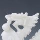 100 Natural White Jade Hand Carved Dragon Statue Dragons photo 1