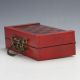 Chinese Antique Handwork Terracotta Warrior Motif Chess & Wooden Box Boxes photo 7