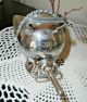Quality English Silver Plate Helmet Shaped Sugar Bowl With Scoop Mappin & Webb Sugar Bowls/Tongs photo 1