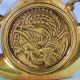 Chinese Brass Handwork Dragon & Phoenix Teapot W Qing Dynasty Mark Qt048 Teapots photo 1
