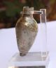 Ancient Roman Glass Small Perfume Bottle 1 - 2 Century Ce Droplet Structure Roman photo 4
