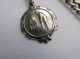 Old Antique Sterling Silver Albert Watch Chain & Cricket Fob 49 Grams Pocket Watches/Chains/Fobs photo 2