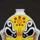 Chinese Jingdezhen Color Porcelain Hand - Painted Jingju Facial Vase Vases photo 1