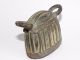 Antique Bronze Buffalo Bell From Myanmar India photo 4