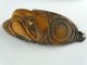 Vintage C1950 Sepik River Hand Carved Mask Operculum Eyes Papua Guinea Pacific Islands & Oceania photo 7