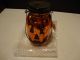 Pumpkin Mercury Glass Jar With Led Lights / Fall Decor Primitives photo 1