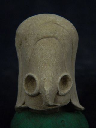 Ancient Teracotta Mother Goddess Head Indus Valley 2000 Bc Tr587 photo