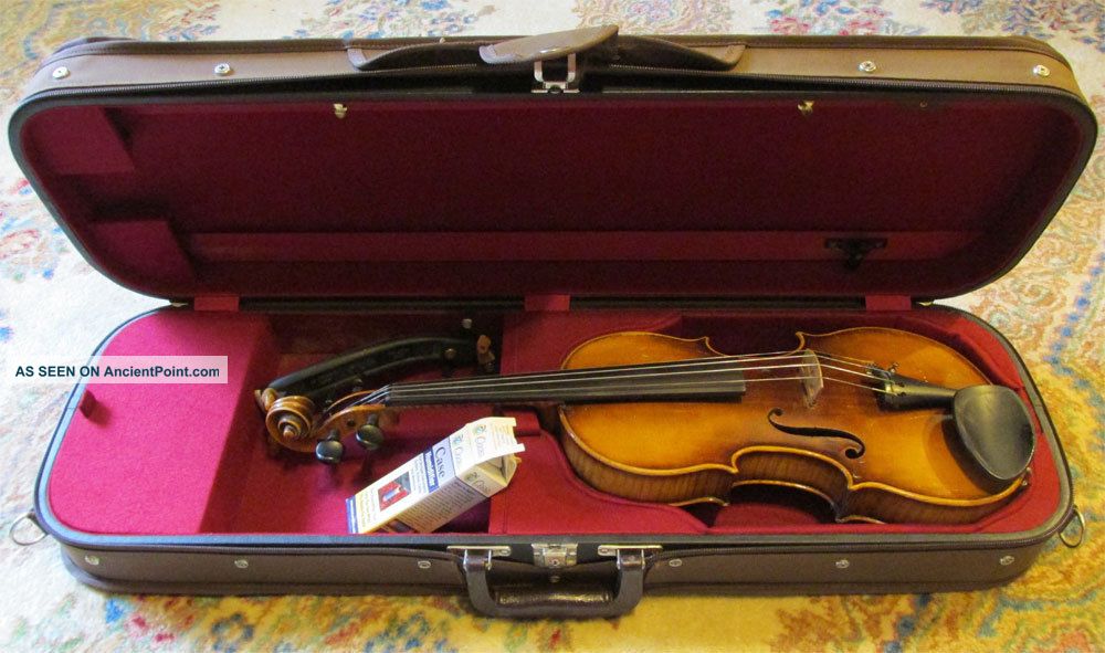 Albert Knorr 4/4 Violin,  Vg Cond.  1930s W Bow And Case - Nr String photo